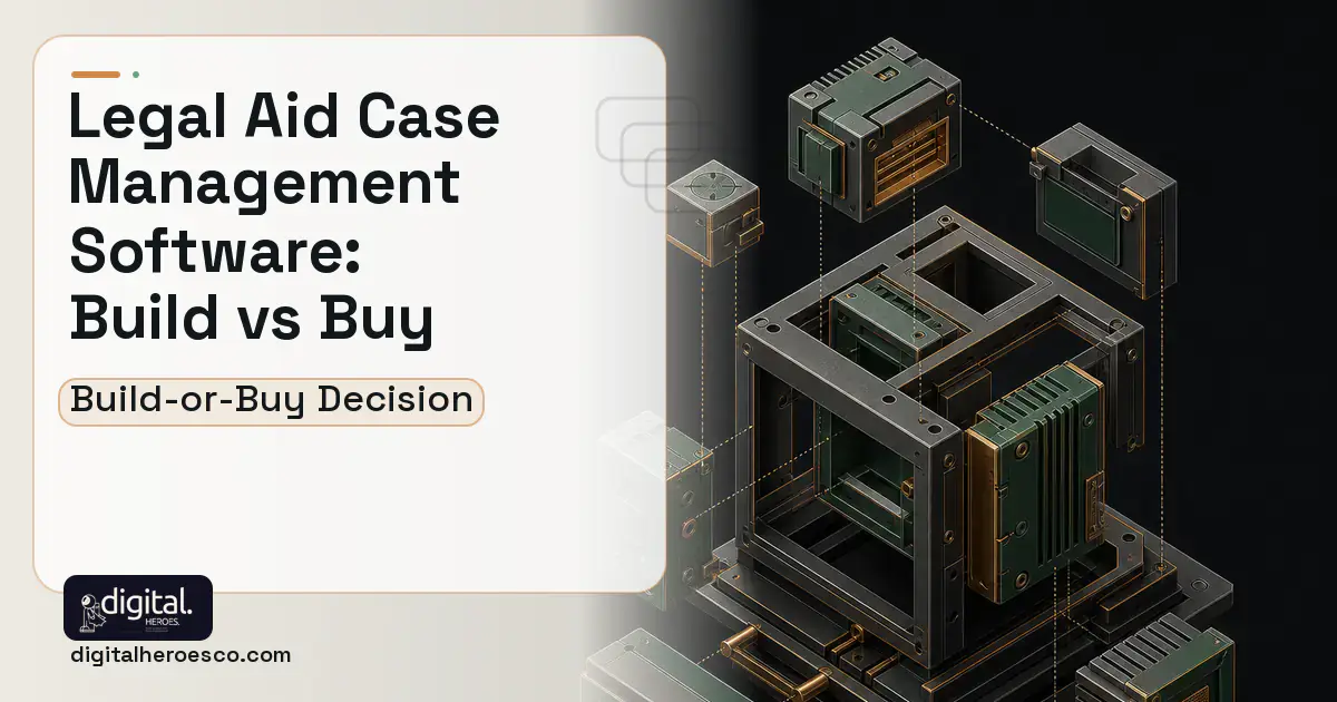 Custom Software Development software overview illustration for Legal AID Case Management Software Build vs Buy Guide.