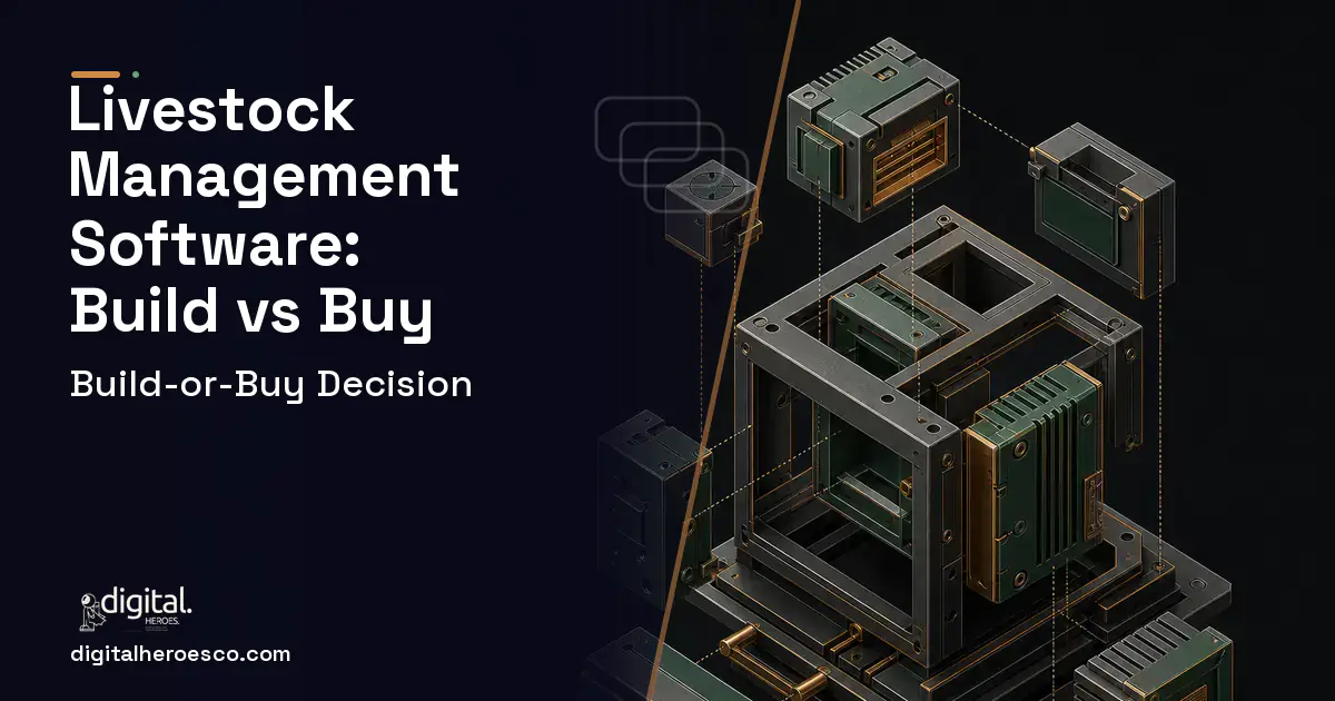 Custom Software Development software overview illustration for Livestock Management Software Build vs Buy Guide.