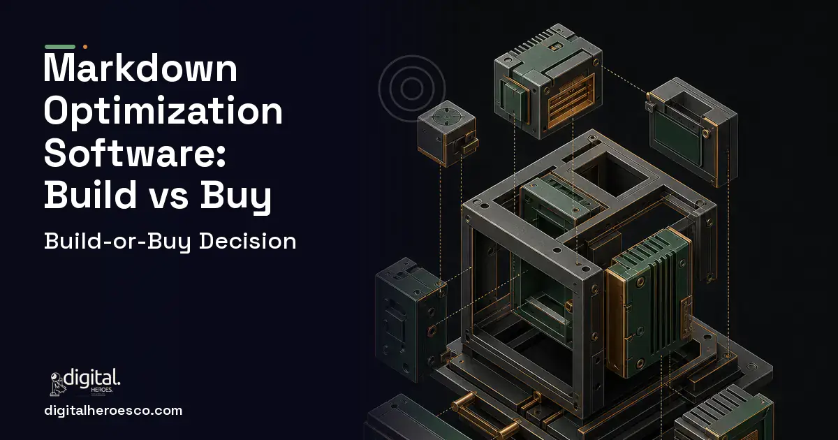 Custom Software Development software overview illustration for Markdown Optimization Software Build vs Buy Guide.