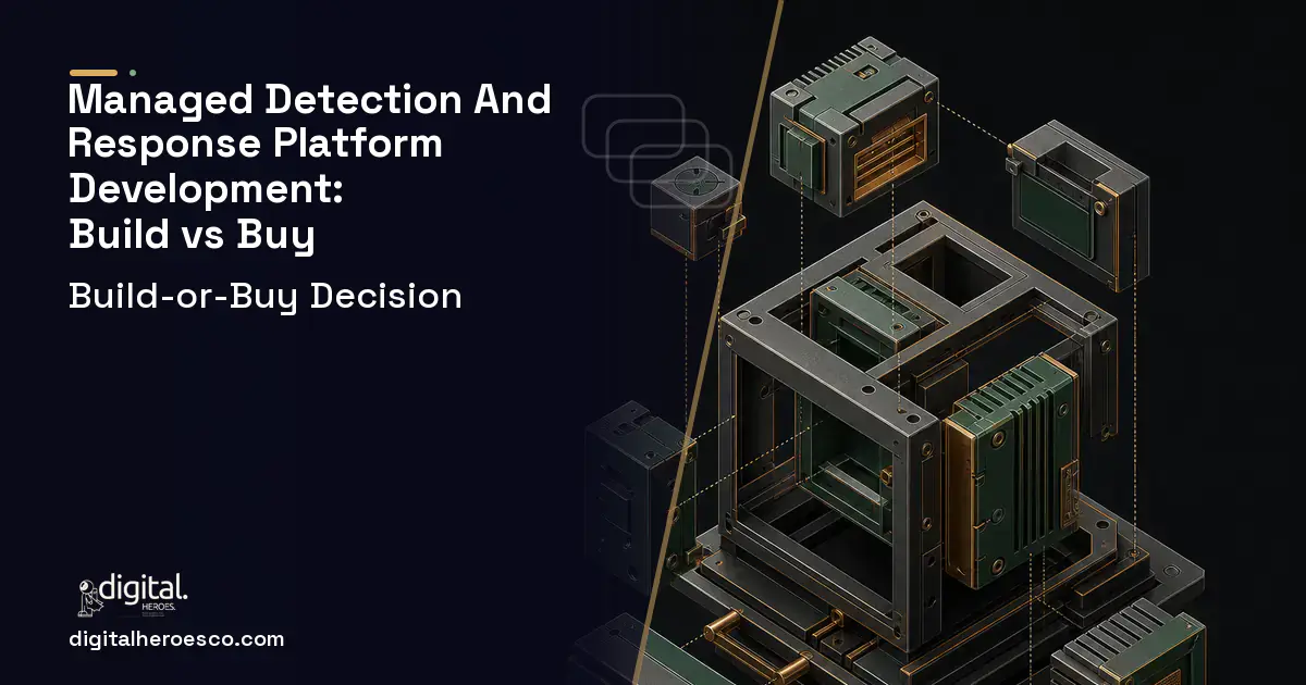 Custom Software Development software overview illustration for Managed Detection AND Response Build vs Buy Guide.