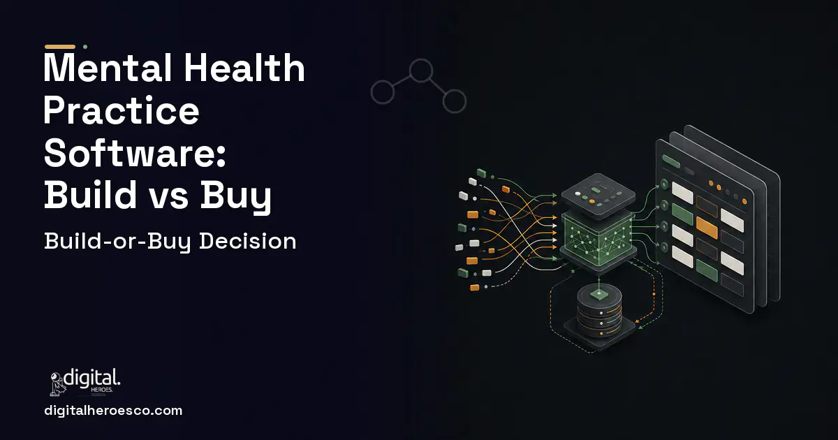 Booking Software workflow illustration for Mental Health Practice Software Build vs Buy Guide.