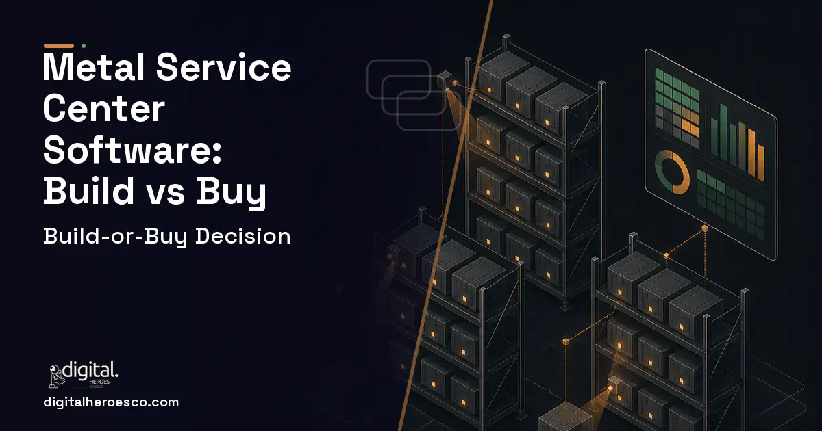 Inventory Software software overview illustration for Metal Service Center Software Build vs Buy Guide.