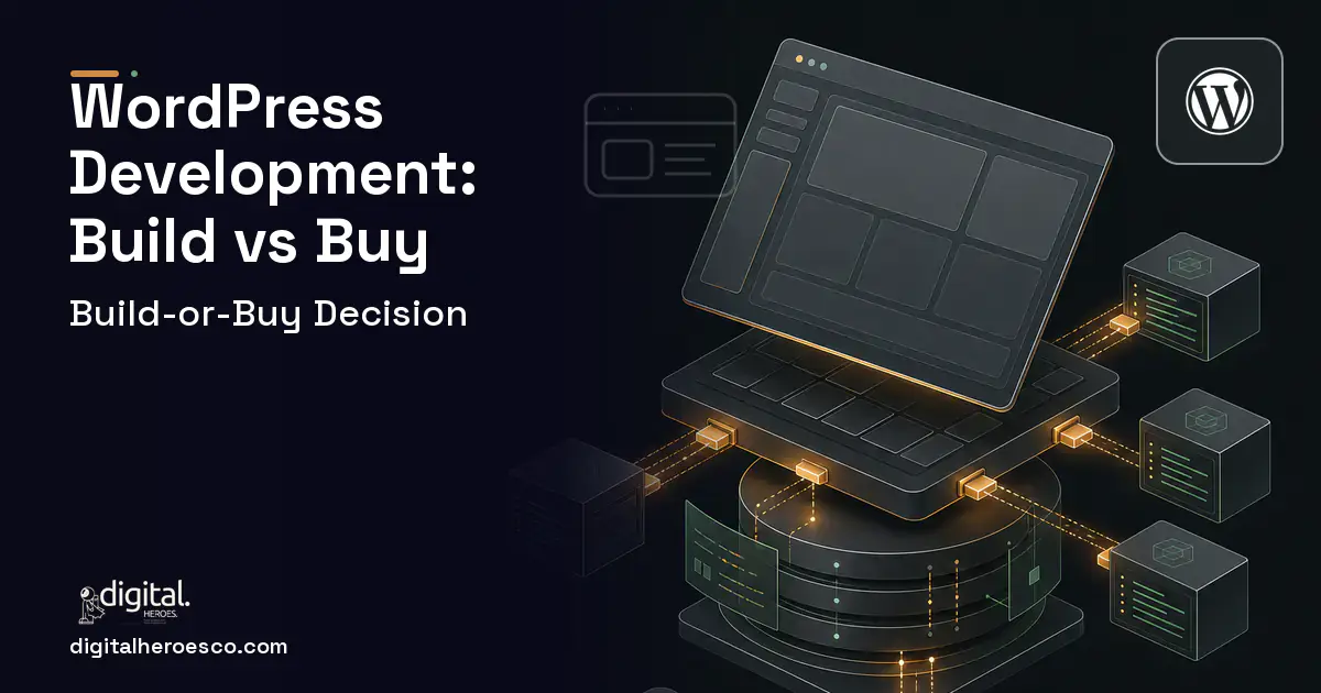 WordPress Development product interface illustration for WordPress Development Build vs Buy Guide.