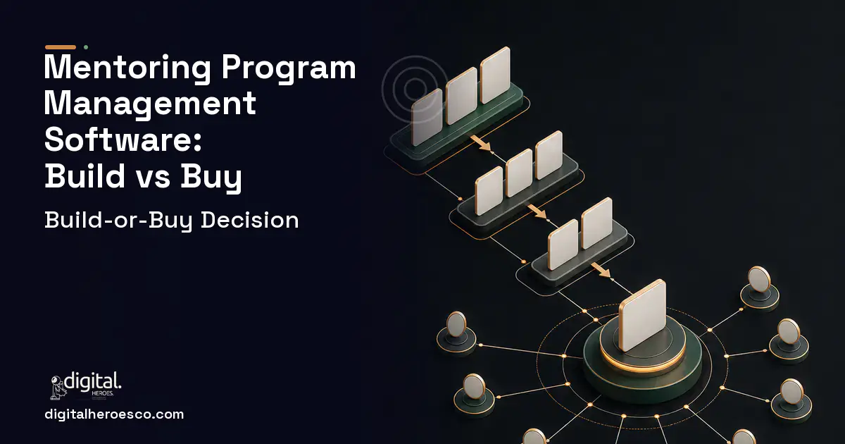 CRM Development software overview illustration for Mentoring Program Management Software Build vs Buy Guide.