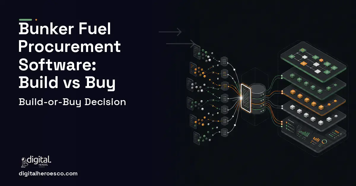 Supply Chain Software workflow illustration for Bunker Fuel Procurement Software Build vs Buy Guide.