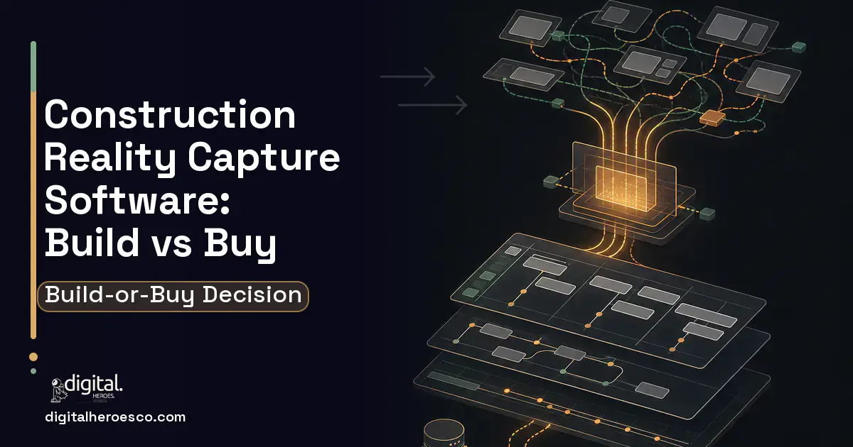 Project Management Software workflow illustration for Construction Reality Capture Software Build vs Buy Guide.