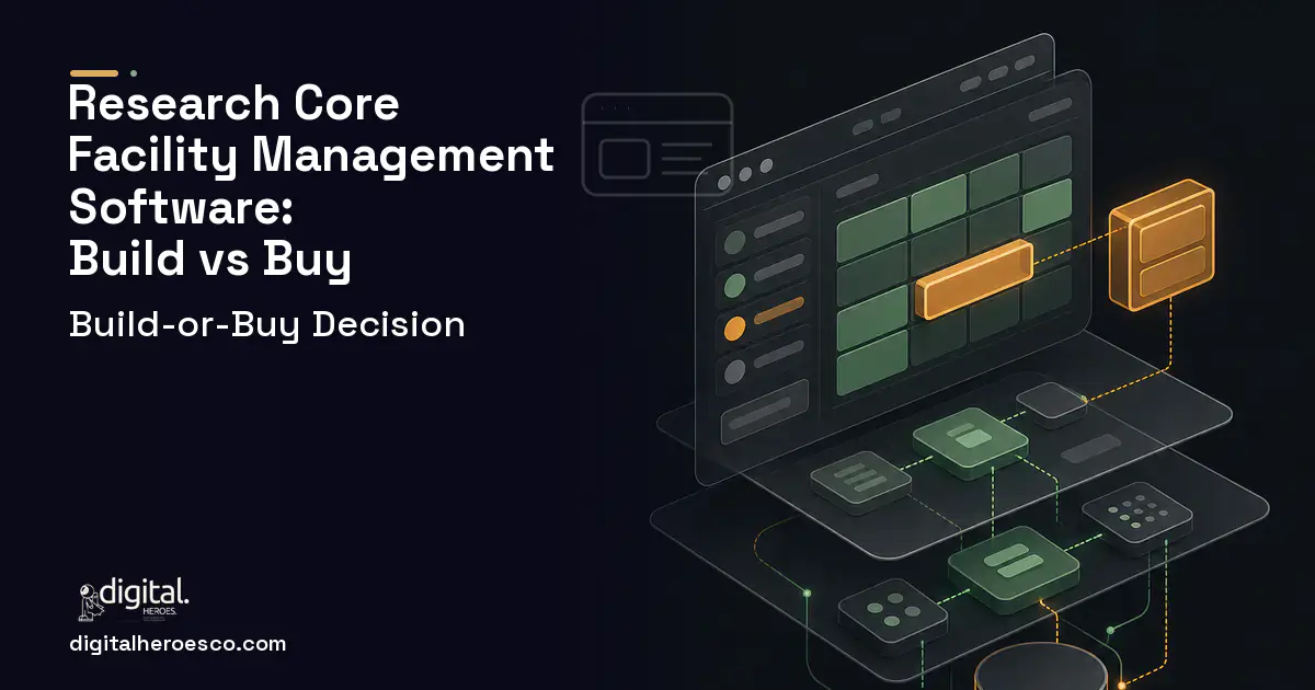 Booking Software product interface illustration for Research Core Facility Management Software Build vs Buy Guide.