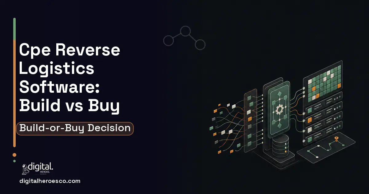 Warehouse Management Software workflow illustration for CPE Reverse Logistics Software Build vs Buy Guide.
