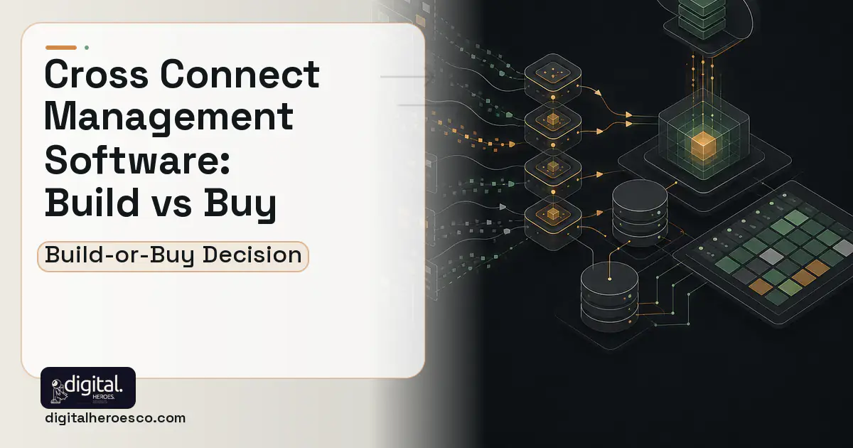 Inventory Software workflow illustration for Cross Connect Management Software Build vs Buy Guide.