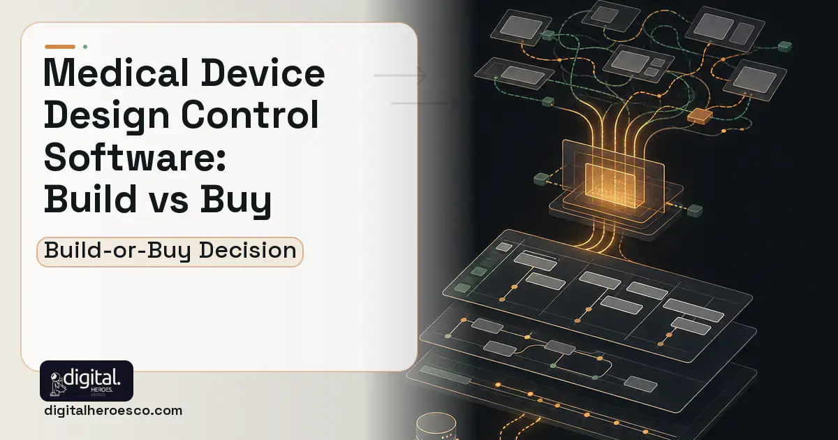 Project Management Software workflow illustration for Medical Device Design Control Software Build vs Buy Guide.