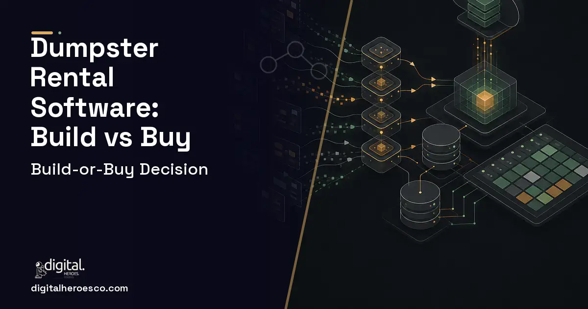 Inventory Software workflow illustration for Dumpster Rental Software Build vs Buy Guide.