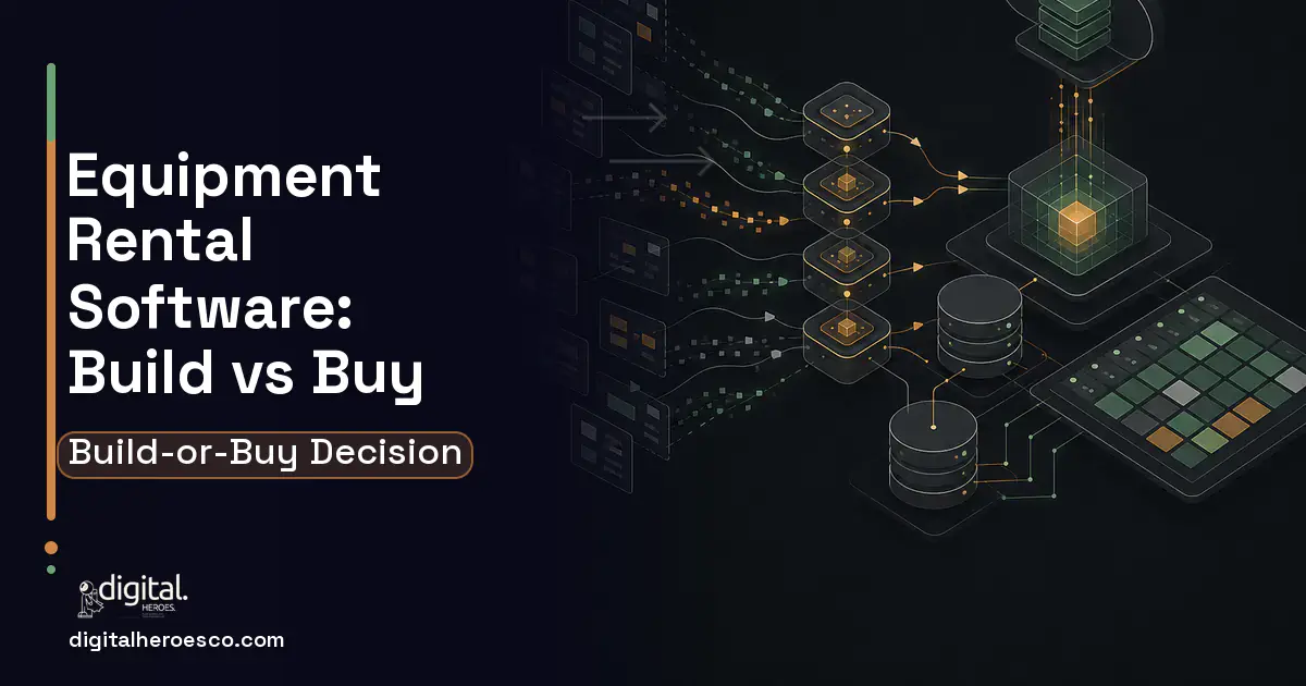 Inventory Software workflow illustration for Equipment Rental Software Build vs Buy Guide.