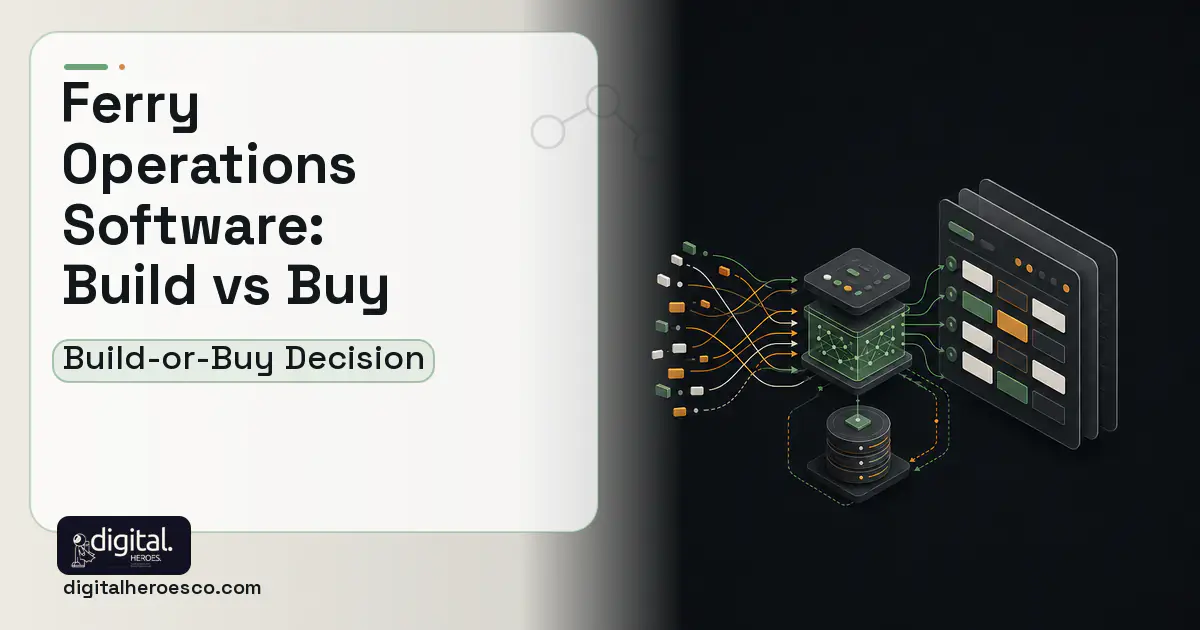 Booking Software workflow illustration for Ferry Operations Software Build vs Buy Guide.