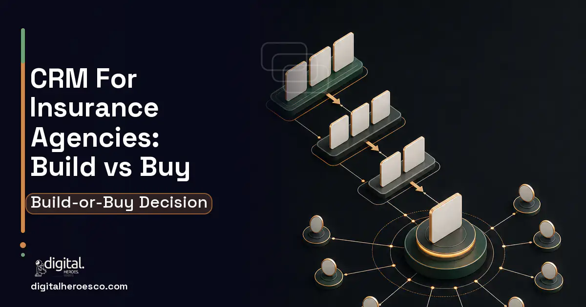 CRM Development software overview illustration for CRM FOR Insurance Agencies Build vs Buy Guide.