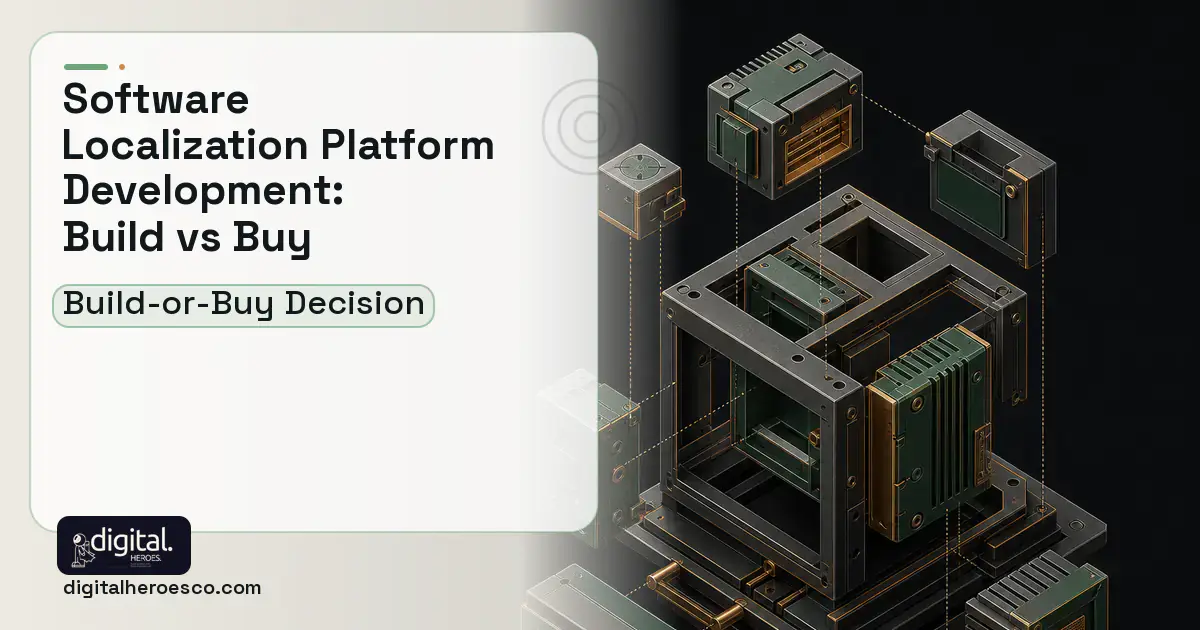 Custom software software overview illustration for Software Localization Platform Development Build vs Buy Guide.