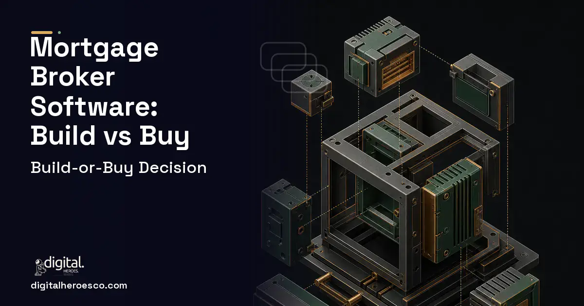Custom Software Development software overview illustration for Mortgage Broker Software Build vs Buy Guide.