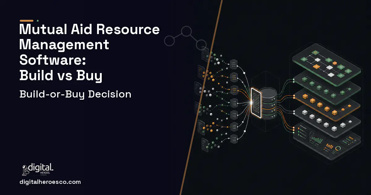 Supply Chain Software workflow illustration for Mutual AID Resource Management Software Build vs Buy Guide.