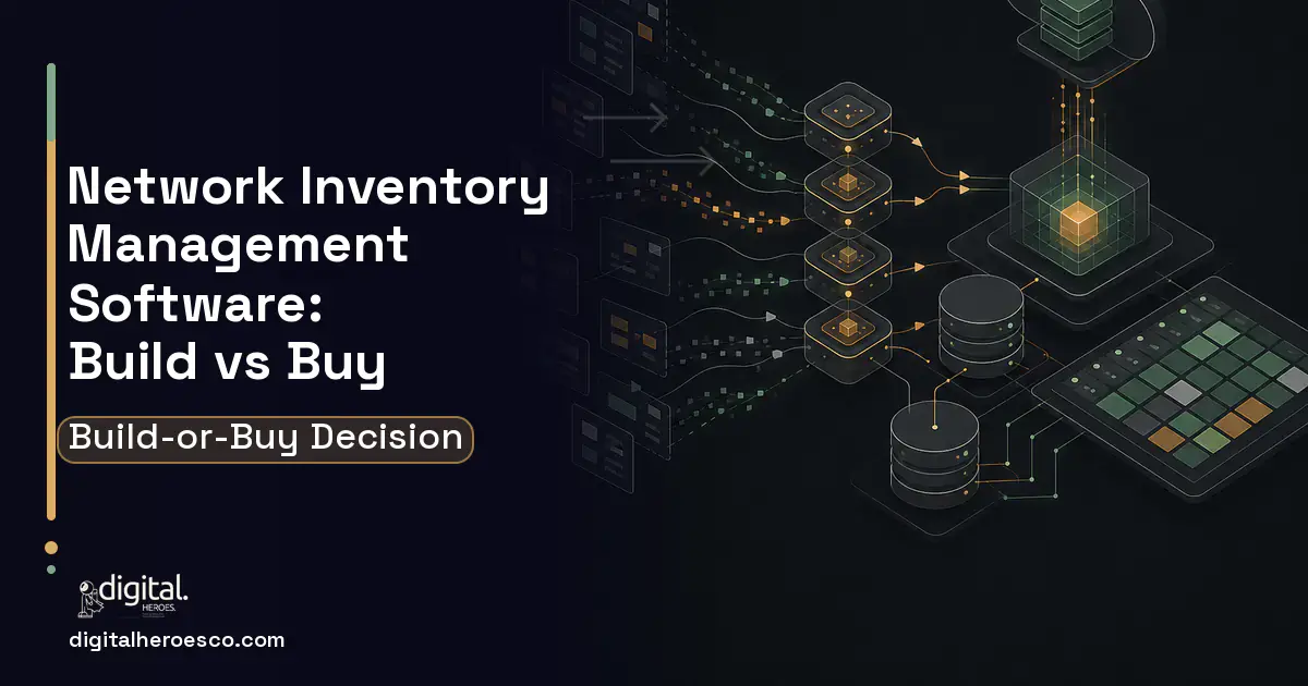 Inventory Software workflow illustration for Network Inventory Management Software Build vs Buy Guide.