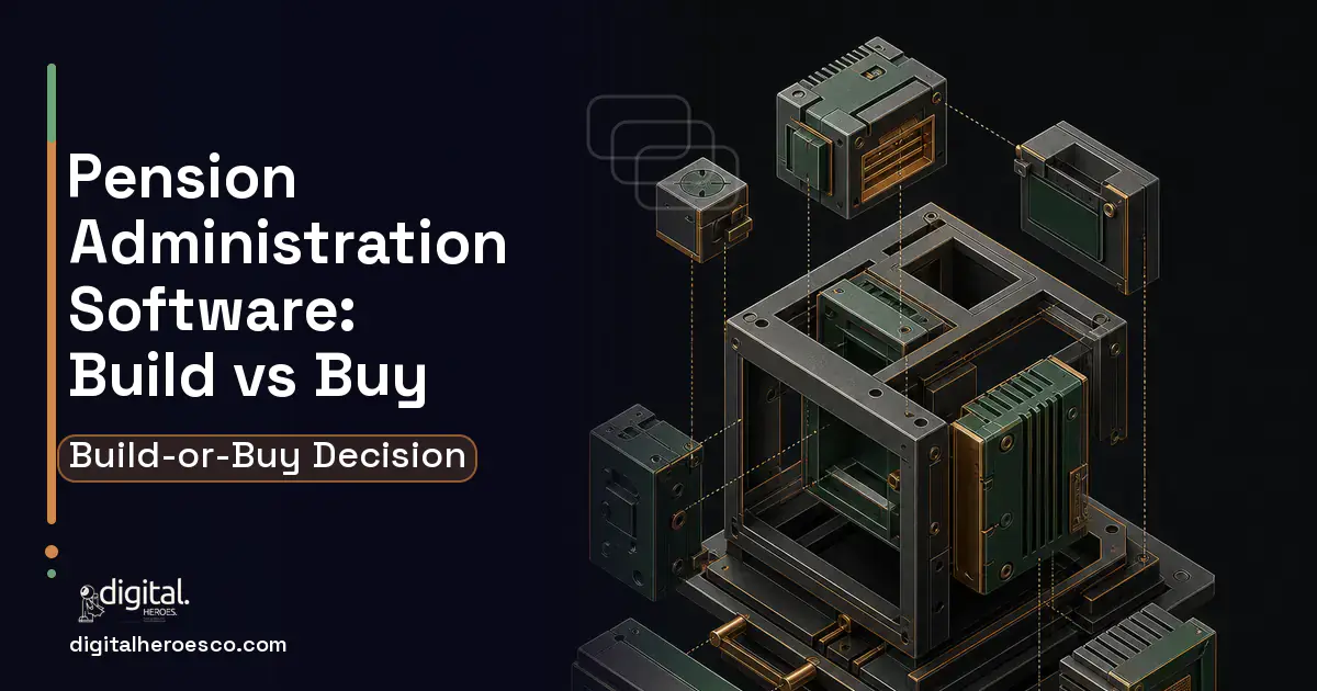 Custom Software Development software overview illustration for Pension Administration Software Build vs Buy Guide.