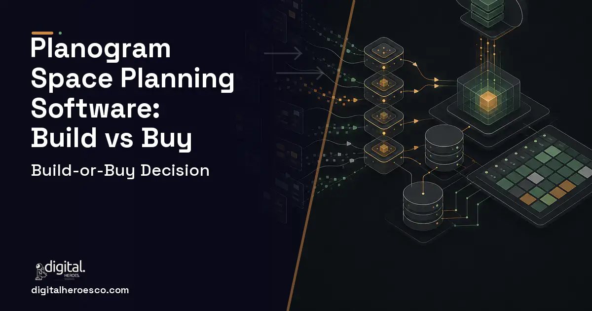 Inventory Software workflow illustration for Planogram Space Planning Software Build vs Buy Guide.