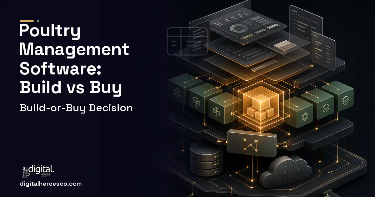 Custom Software Development product interface illustration for Poultry Management Software Build vs Buy Guide.