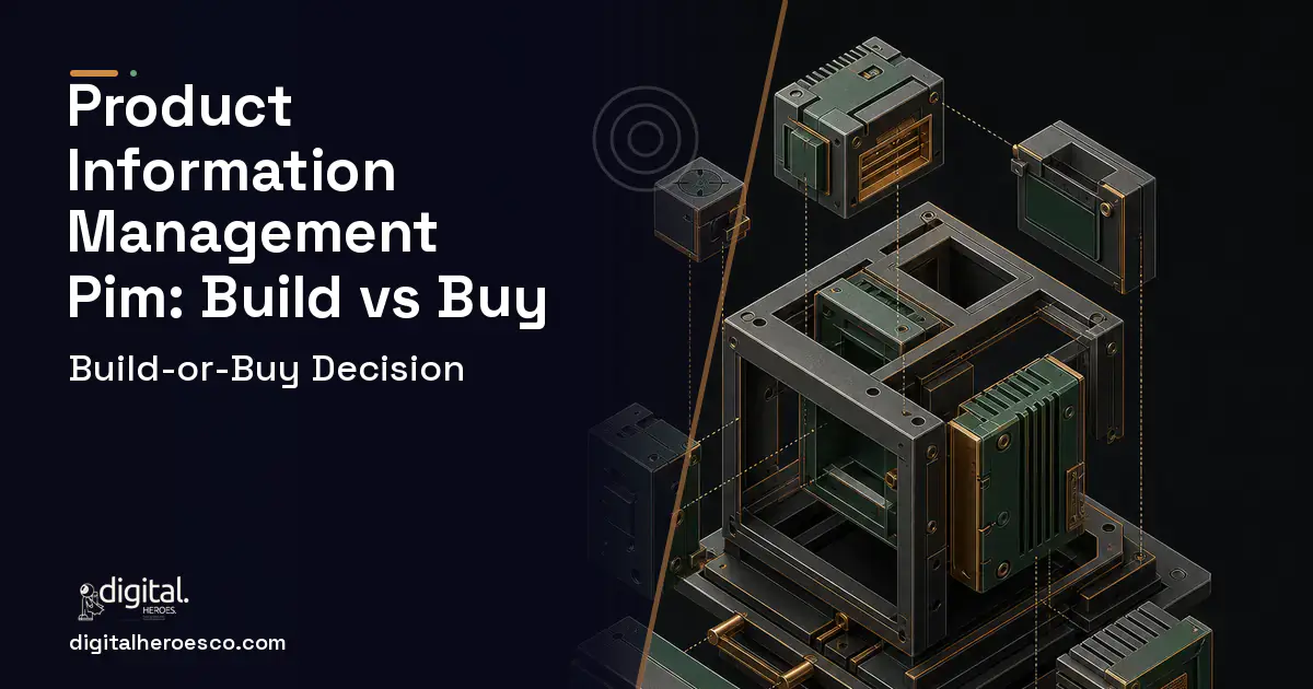 Custom Software Development software overview illustration for Product Information Management PIM Build vs Buy Guide.