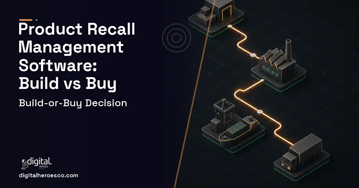 Supply Chain Software software overview illustration for Product Recall Management Software Build vs Buy Guide.