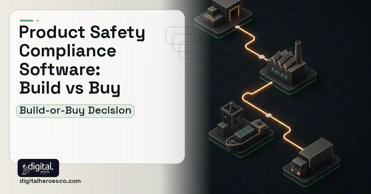 Supply Chain Software software overview illustration for Product Safety Compliance Software Build vs Buy Guide.