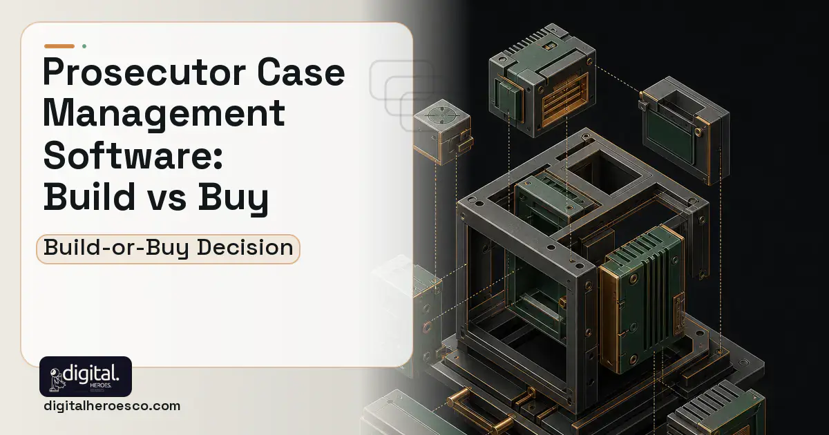 Custom Software Development software overview illustration for Prosecutor Case Management Software Build vs Buy Guide.