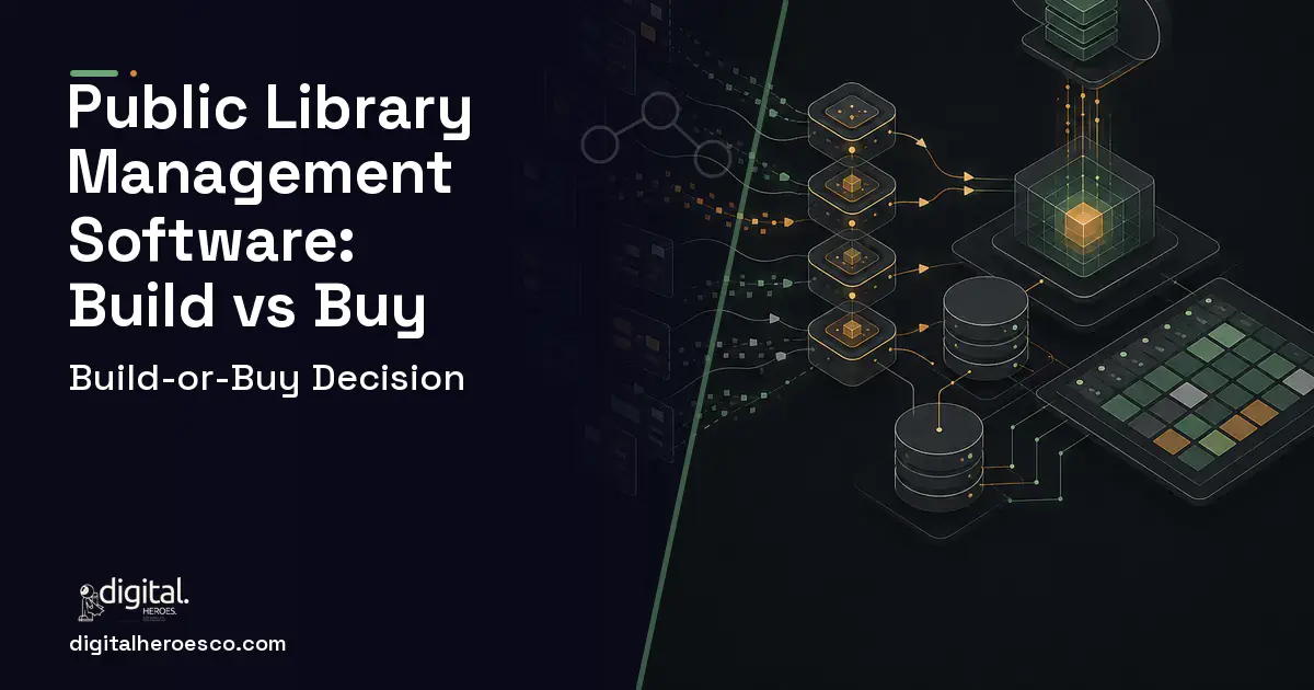 Inventory Software workflow illustration for Public Library Management Software Build vs Buy Guide.