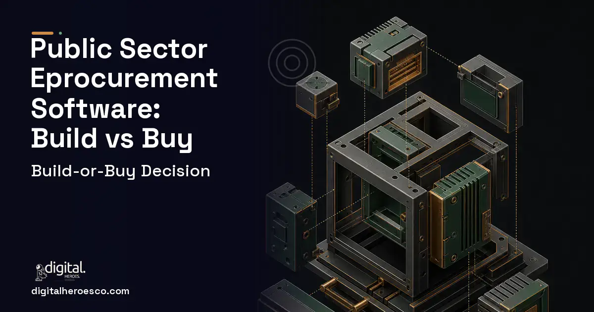 Custom Software Development software overview illustration for Public Sector Eprocurement Software Build vs Buy Guide.
