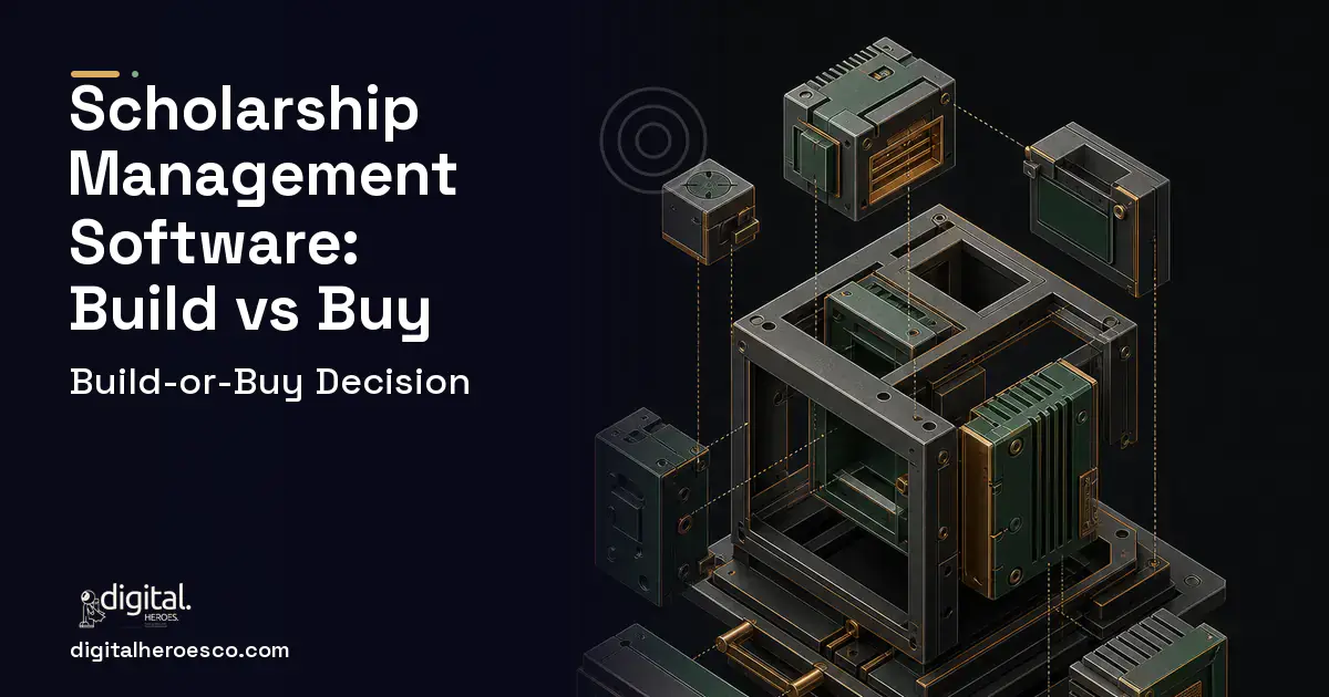 Custom Software Development software overview illustration for Scholarship Management Software Build vs Buy Guide.