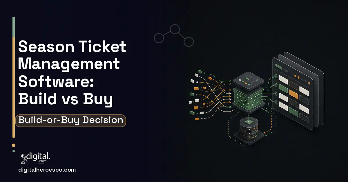 Booking Software workflow illustration for Season Ticket Management Software Build vs Buy Guide.