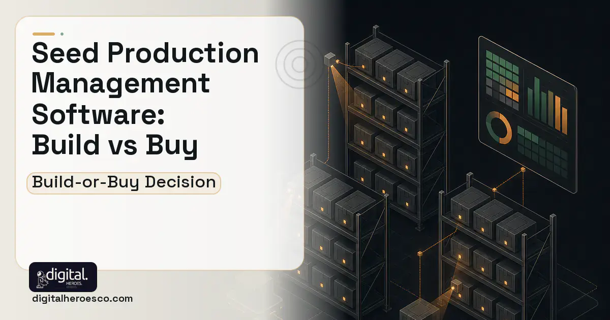 Inventory Software software overview illustration for Seed Production Management Software Build vs Buy Guide.