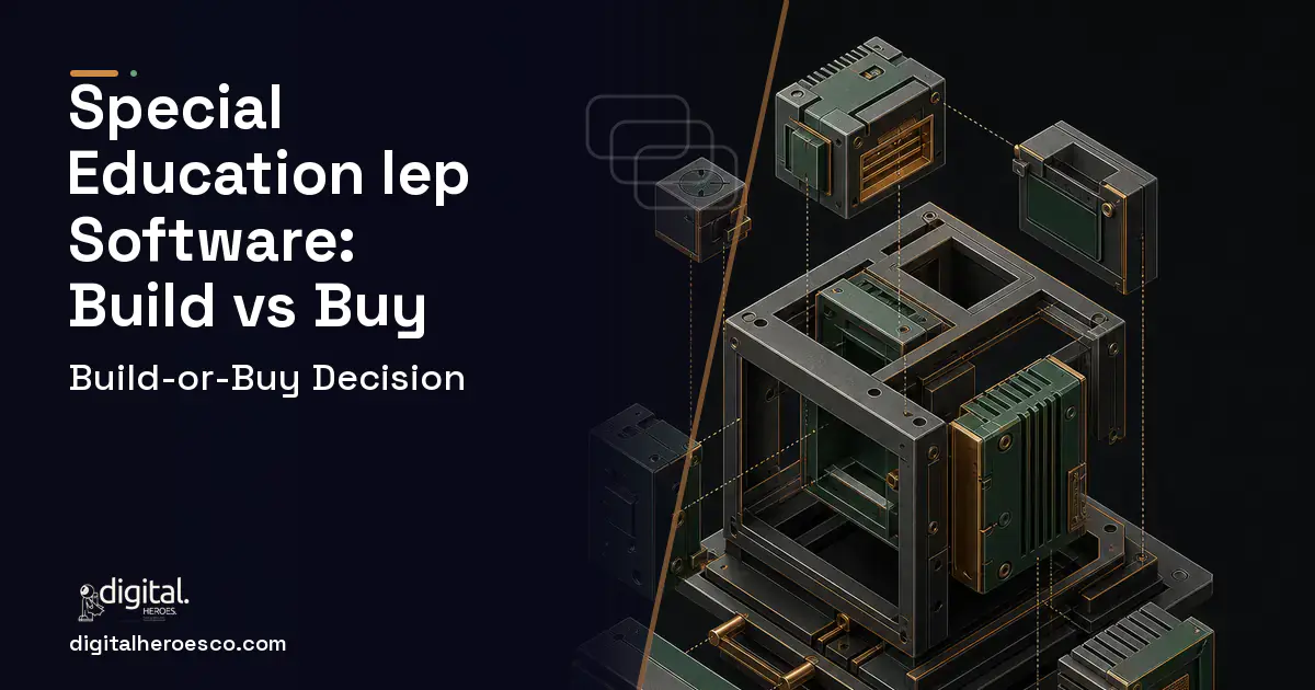 Custom Software Development software overview illustration for Special Education IEP Software Build vs Buy Guide.
