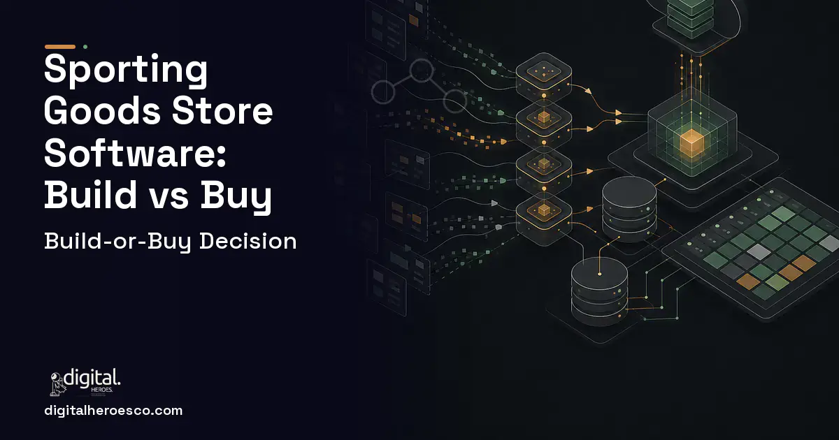 Inventory Software workflow illustration for Sporting Goods Store Software Build vs Buy Guide.