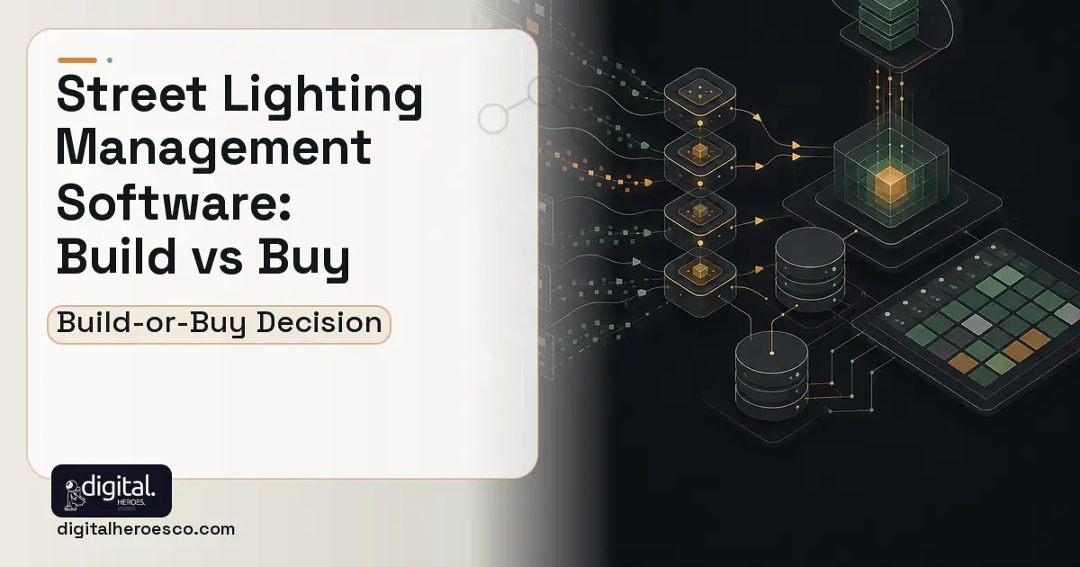 Inventory Software workflow illustration for Street Lighting Management Software Build vs Buy Guide.