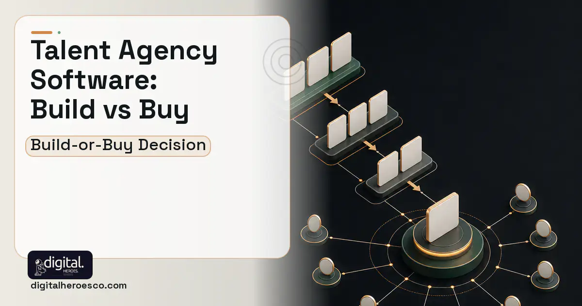 CRM Development software overview illustration for Talent Agency Software Build vs Buy Guide.