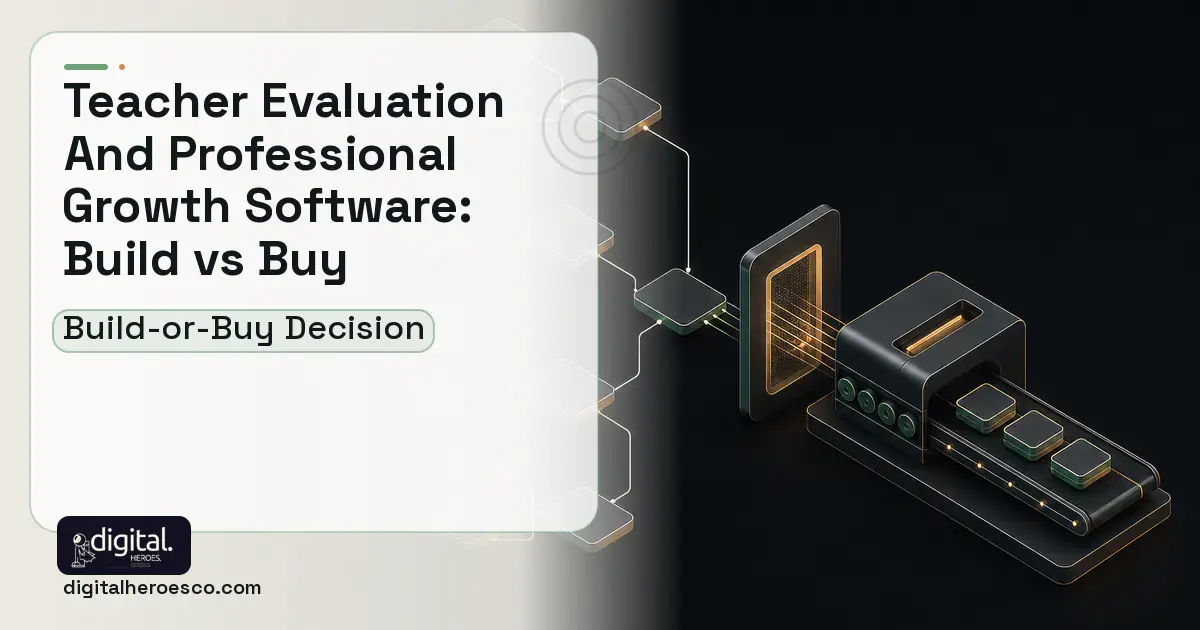 HR software software overview illustration for Teacher Evaluation AND Professional Growth Software Build vs Buy Guide.