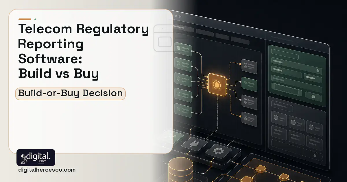 Internal Tools Development product interface illustration for Telecom Regulatory Reporting Software Build vs Buy Guide.