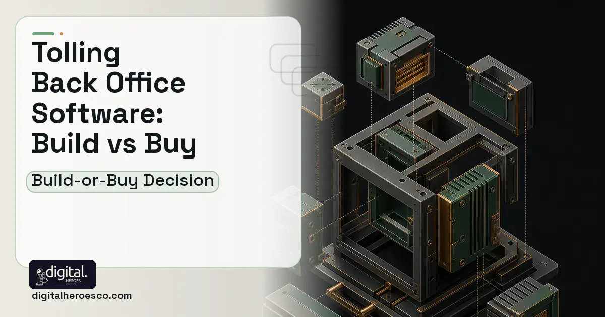 Custom Software Development software overview illustration for Tolling Back Office Software Build vs Buy Guide.