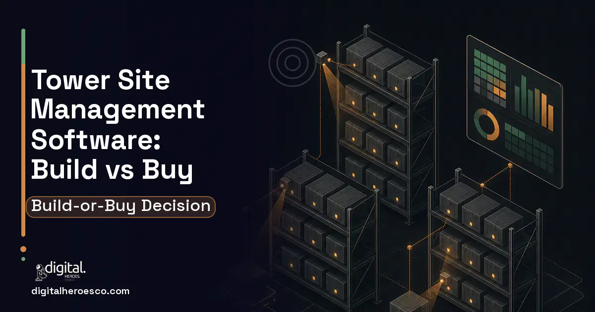 Inventory Software software overview illustration for Tower Site Management Software Build vs Buy Guide.