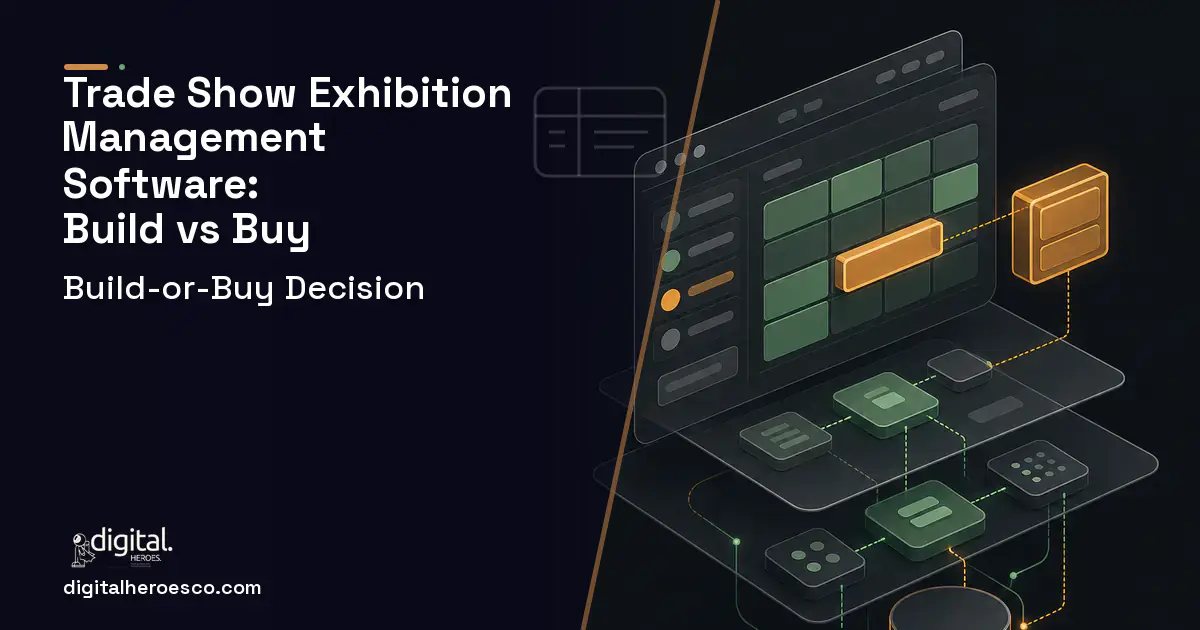 Booking Software product interface illustration for Trade Show Exhibition Management Software Build vs Buy Guide.