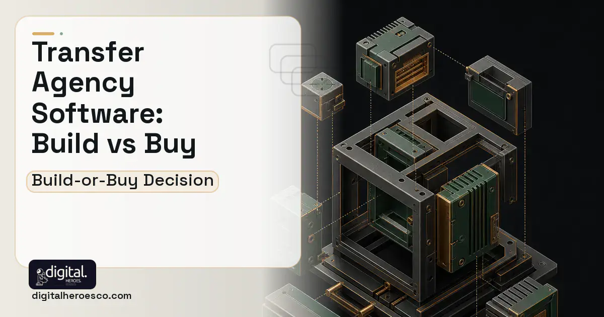 Custom Software Development software overview illustration for Transfer Agency Software Build vs Buy Guide.