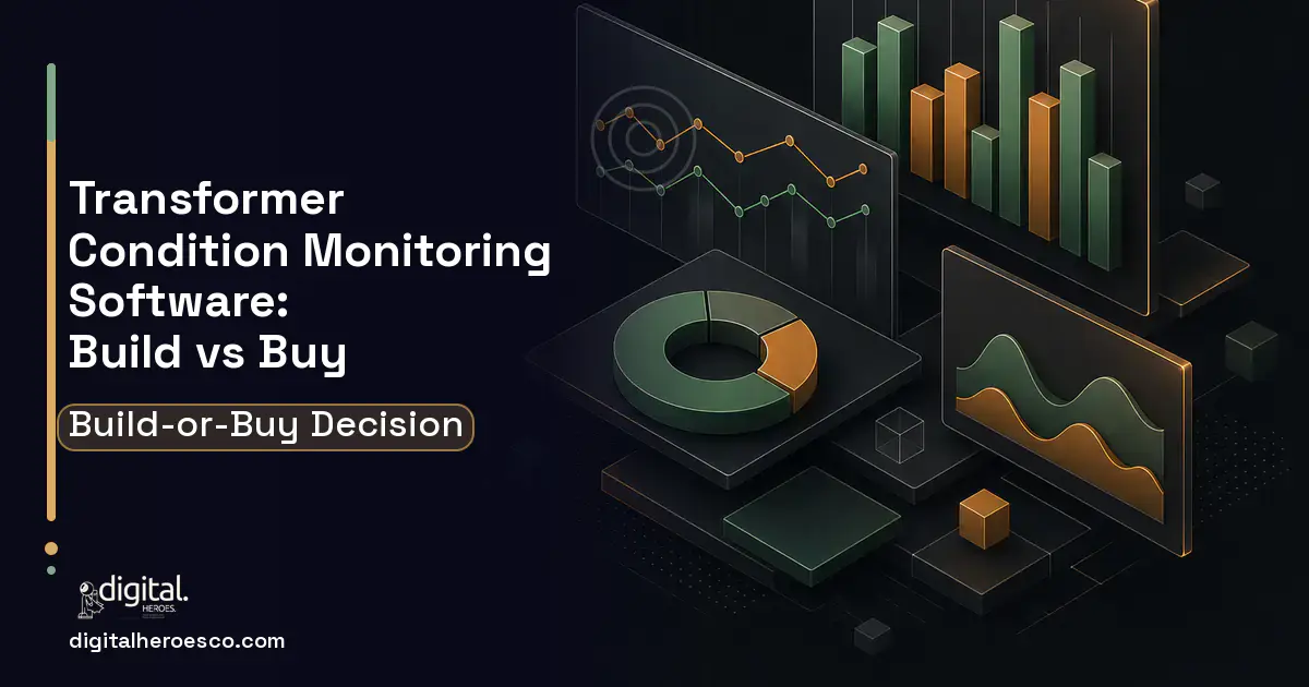 BI dashboard software overview illustration for Transformer Condition Monitoring Software Build vs Buy Guide.