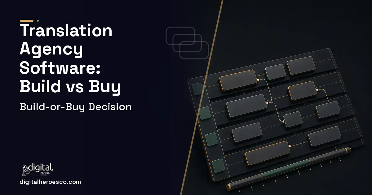 Project Management Software software overview illustration for Translation Agency Software Build vs Buy Guide.