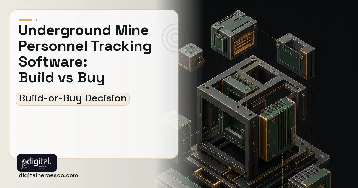 Custom software software overview illustration for Underground Mine Personnel Tracking Software Build vs Buy Guide.