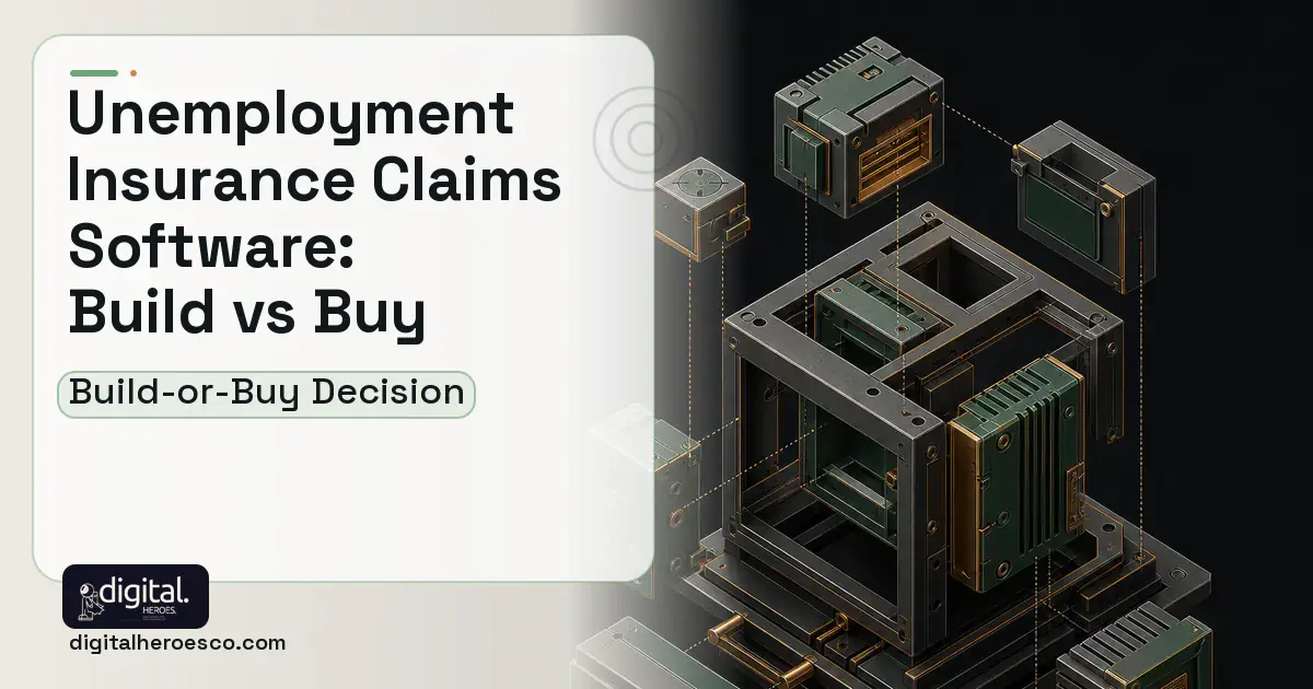 Custom software software overview illustration for Unemployment Insurance Claims Software Build vs Buy Guide.