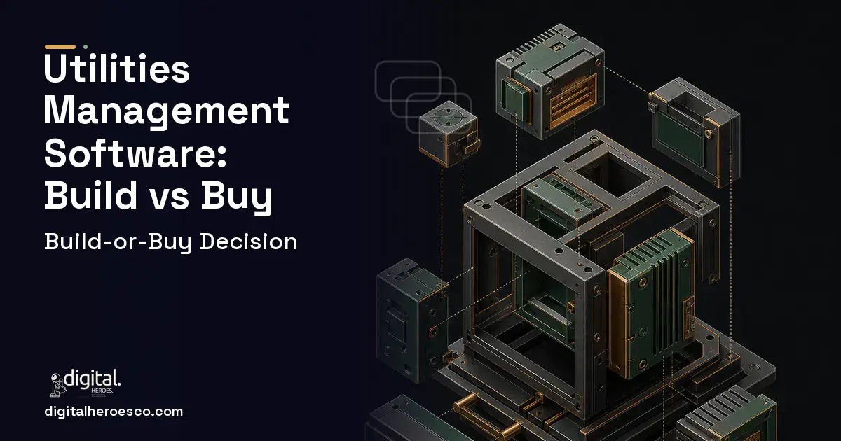 Custom Software Development software overview illustration for Utilities Management Software Build vs Buy Guide.