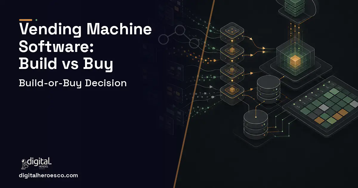 Inventory Software workflow illustration for Vending Machine Software Build vs Buy Guide.